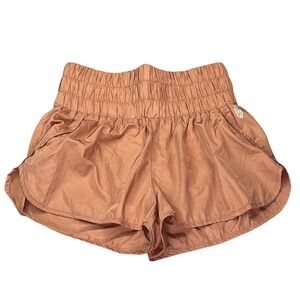 FP Movemeny by Free People,‎ Medium, dusty peach orange athletic shorts, fitness